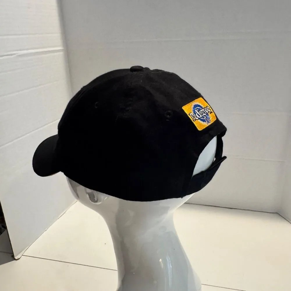 Pedigree Dog Rule Black & Yellow Embroidered Logo Baseball Hat Adjustable Adult